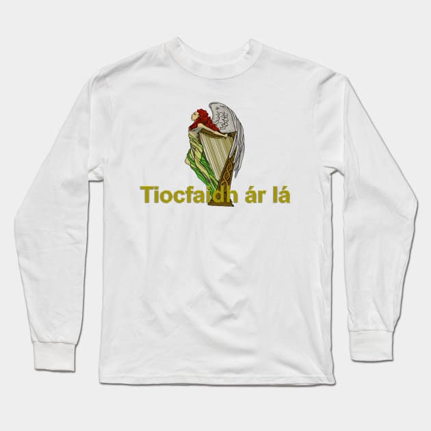 tiocfaidh ar la angel Long Sleeve T-Shirt by declancarr